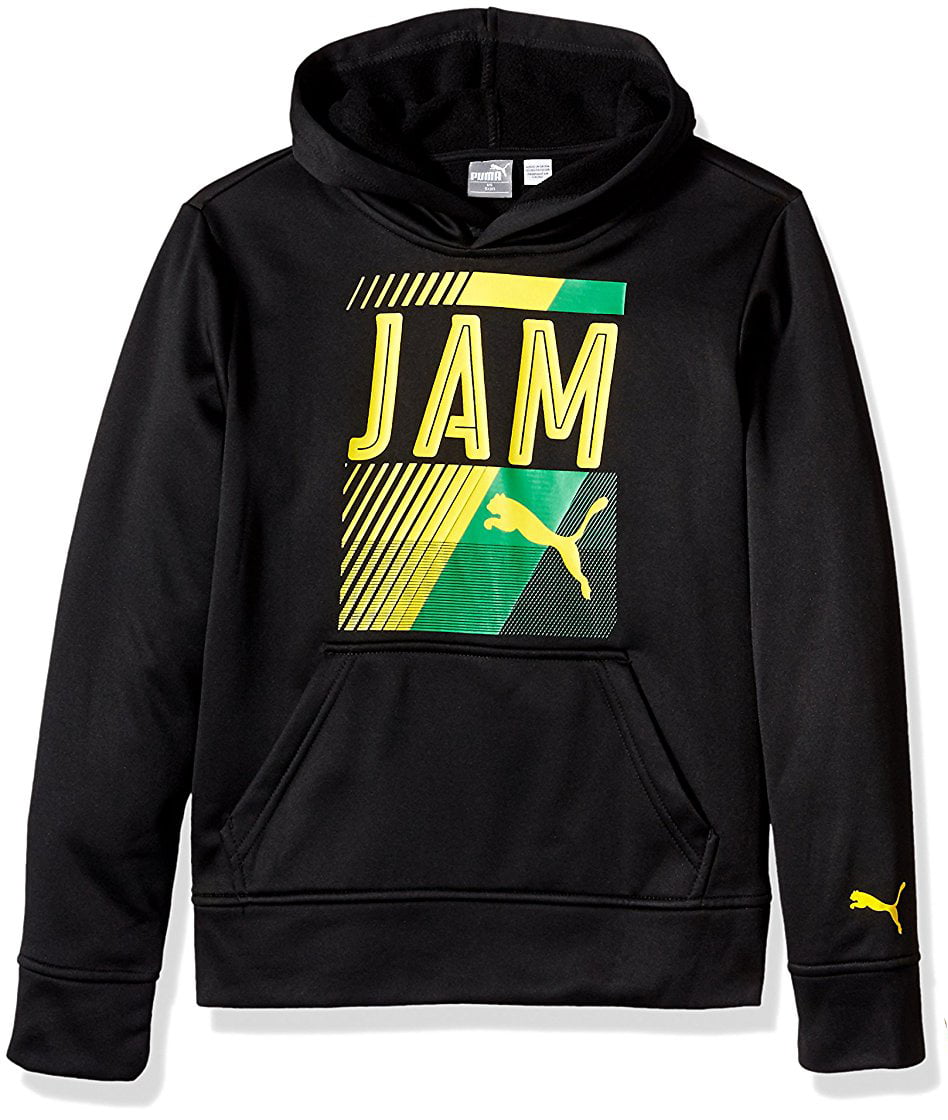 Ligeramente Acera Continuo PUMA Big Boys' Jamaica Olympic Hoodie with Carry Sack - Walmart.com
