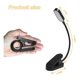 thumbnail image 2 of Luz de lectura con clip de carga USB mini negra, 2 of 4