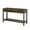 Brown, variant on Tcbosik Modern Console Table, Entryway Table with Open Shelf and 2 Storage Drawers, Narrow Sofa Table for Living Room, Hallway, Easy Assembly, Black
