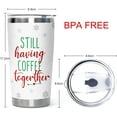 thumbnail image 6 of 20oz Stainless Steel Tumbler Vacuum Insulated Tumbler Ideal Gift for Friend Couple Texts Pattern Travel Tumbler Valentine''s Day Gift, 6 of 6