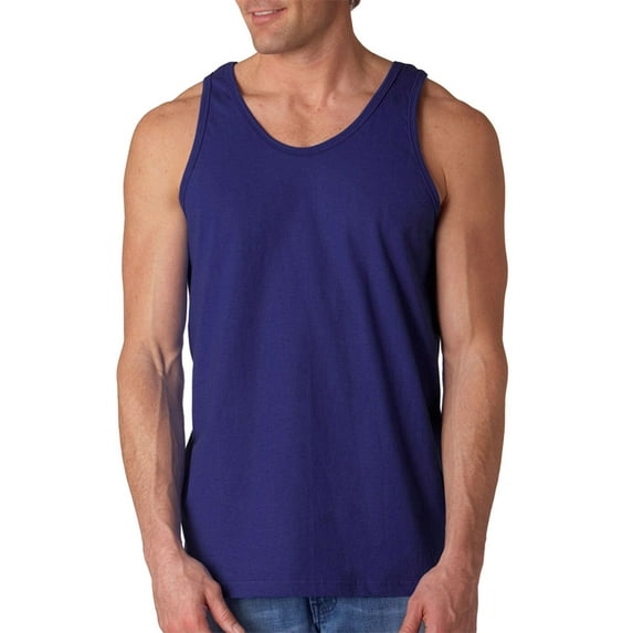 Gildan 2200 EasyFit Men's Tank Top -Purple-Small