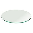 thumbnail image 1 of 26" Inch Round Glass Table Top 3/8" Thick Pencil Polish Edge Tempered by Fab Glass and Mirror, 1 of 5