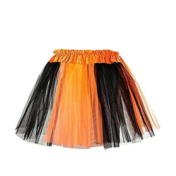 Lovskoo 2024 Womens Pleated Tulle Petticoat Tutu Puffy Skirt Gauze Short Skirt Adult Teen‘S 1950S Vintage Dance Skirts Black
