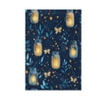 thumbnail image 6 of Yayeee Garden Flag 28"x40" Double Sided Outdoor Yard Lawn Holiday Decorations, Blue Fireflies Pattern, 6 of 6