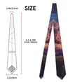thumbnail image 2 of Fotbe Dreamy Dandelion Sunset Corbata Clásica para Hombre con Estampado – Corbata de Seda Jacquard Tejida, para Negocios, Bodas y Eventos Formales, 2 of 7
