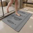thumbnail image 1 of Weloille Bathroom Non Slip Floor Mat 1.31 x 1.97 Feet, Water Absorbent Quick Dry Soft Bath Rug, Machine Washable Stain Resistant Entrance Mat, for Shower Room Bathroom Entryway Kitchen Use, 1 of 6