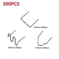 thumbnail image 1 of 300PCS 0.6/0.8mm Hot Stapler Staples For Plastic Welder/Car Bumper Repair Kit, 1 of 8