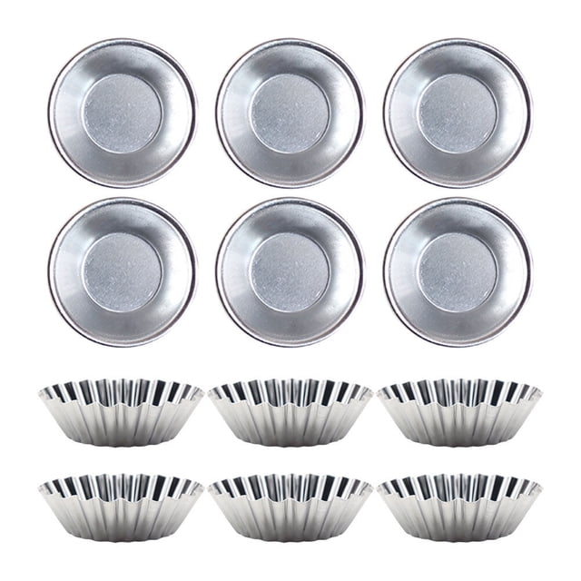 unbranded 12Ud De Tartaletas De Aluminio Para Con Recubrimiento Antiadherente Para Cocina