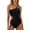Grey, variant on EliteGoogv One Piece Swimsuit For Women Full Coverage Keyhole One Shoulder Bathing Suit Summer Beach Pool Swimwear Blue