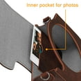 thumbnail image 5 of Fintie Protective Case for Fujifilm Instax Square SQ40 / SQ1 Instant Camera - Premium Vegan Leather Bag Cover with Removable Adjustable Strap, Vintage Brown, 5 of 9