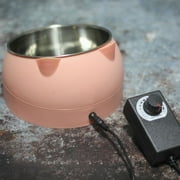 Easy Cleaning Adjustable 15° Raised Constant 30°C Protection Neck Heating Pet Feeding Heated Cat Bowl Cat Food Bowl Dogs Feeder PINK 0-30 ADJUSTABLE