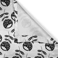 thumbnail image 6 of Ambesonne Boho Valance & Curtain, Monochrome Flowers Antique Art, 55"x45", Charcoal Grey and White, 6 of 7