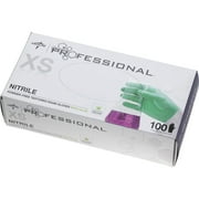 Medline, MIIPRO31760, Professional Series Aloetouch Gloves, 100 / Box, Green