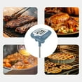 thumbnail image 2 of Digital Meat Thermometer, Instant Read Food Thermometer with Clip, Cooking Thermometer for Home and Kitchen, Outside, Smoker Blue 9.8in, 2 of 6
