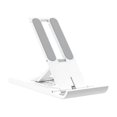 thumbnail image 1 of justharion Pliant Support de Téléphone Support de Bureau Multi Angle ABS Tablette Flexible Universel Monter Mini Support Résistant aux Chocs Ordinateur Portable Blanc, 1 of 9
