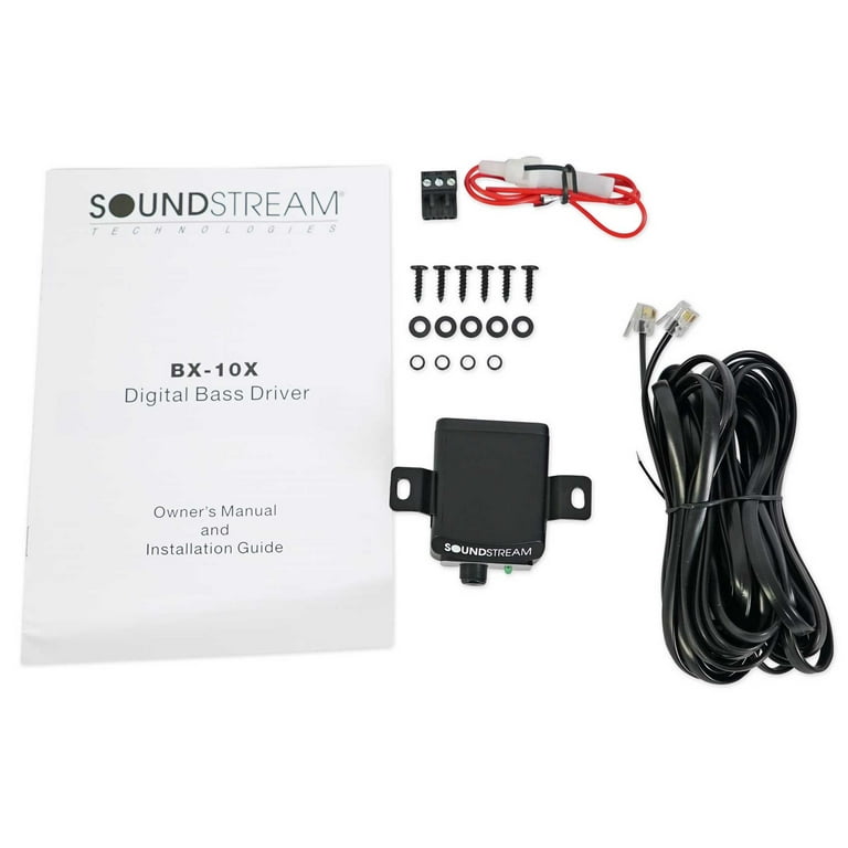 Soundstream Bx10 - Processeur De Reconstruction Des Basses, Réglage équilibré/asymétrique, Affichage LED, Sortie 13,5V