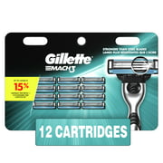 Gillette Mach3 Mens Razor Blades Refill Cartridges