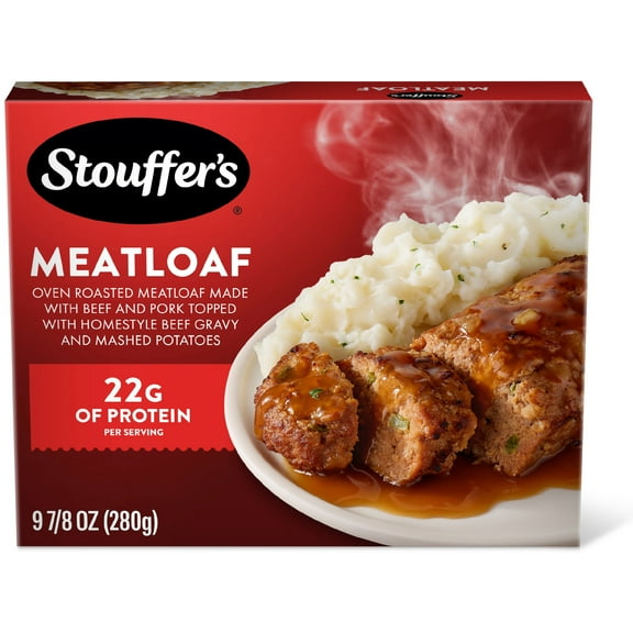 Stouffer’s Classic Meatloaf, Single Serve, Microwave Dinner, Meatloaf Frozen Dinner