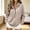 A1_Khaki, variant on Henley Polo Sweaters for Women Layering Basic Half Placket Button Stand Neck Casual Knitted Pullover Sweater Oversized Long Sleeve Henley Knit Sweatshirts Loose Fit Tunic Tops Khaki M