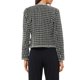 thumbnail image 3 of Blazer corto de oficina de tweed a cuadros para mujer INSPIRE CHIC 3XL negro, 3 of 6