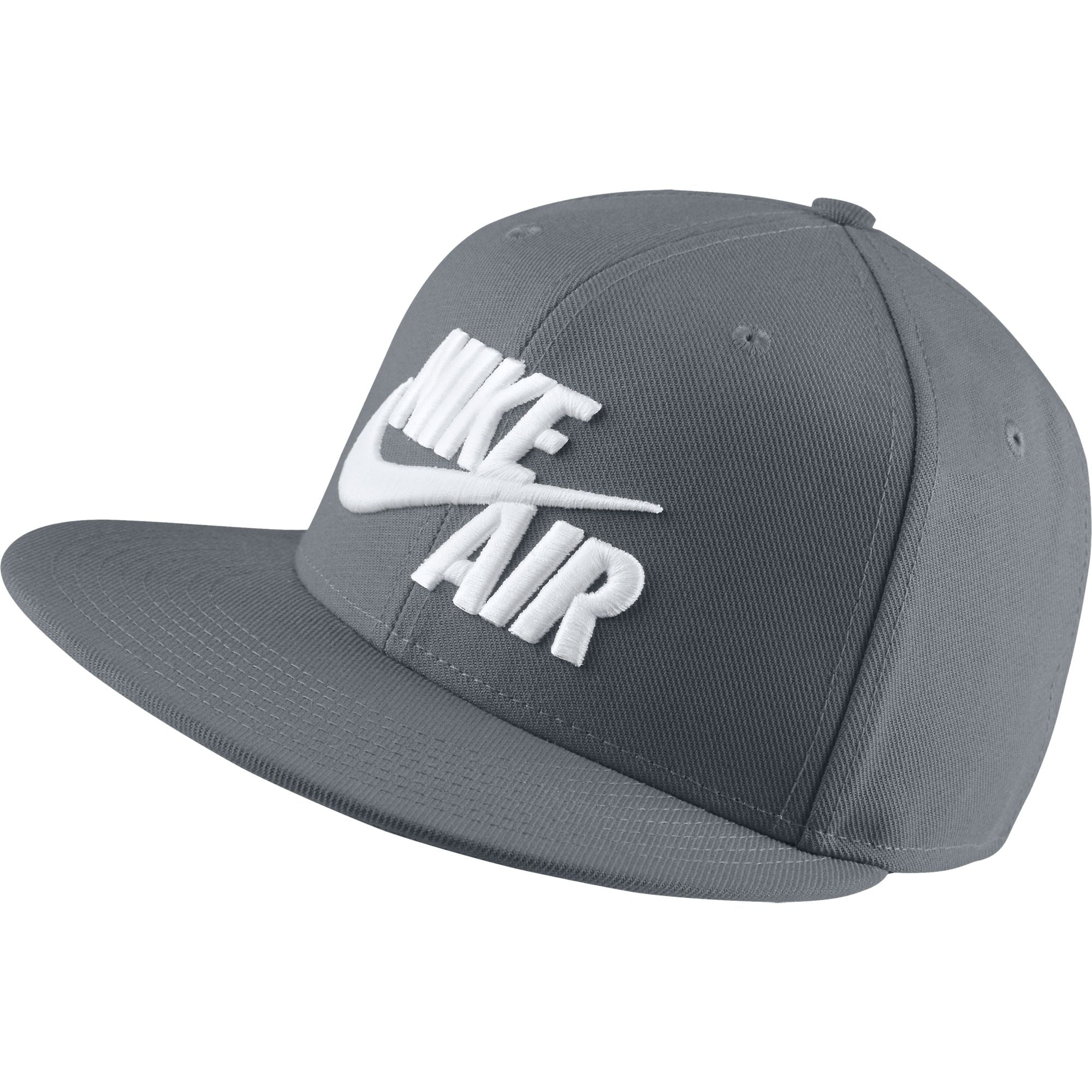 Encarnar Tremendo whisky Nike Sportswear Air True Men's Snapback Hat Cap Cool Grey/White 805063-065  - Walmart.com