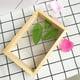 thumbnail image 4 of Marco de fotos de madera maciza, creativo, de doble cara, de vidrio, marco de muestra de planta, flores secas, marco de fotos tridimensional hecho a mano, logotipo impreso, 4 of 4