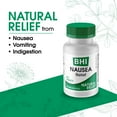 thumbnail image 2 of BHI Nausea Natural Relief 7 Multi-Symptom Homeopathic Active Ingredients Help Relieve Nausea, Vomiting, Bloating & Indigestion Non-Drowsy Remedy Soothes Discomfort for Women & Men - 100 Tablets, 2 of 8