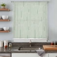 thumbnail image 5 of Sage Green Ombre Sheer Curtains 63 Inches Long, Farmhouse Stripes Modern Abstract Art Light Filering Curtains, Breathable Simi Curtain Privacy Drapes for Living Room Bedroom Window Treatment, 5 of 9