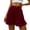 Wine, variant on Womens Shorts Casual Loose Fit Printed Outdoor Cute Flare Leg Shorts Summer Daily Casual Shorts