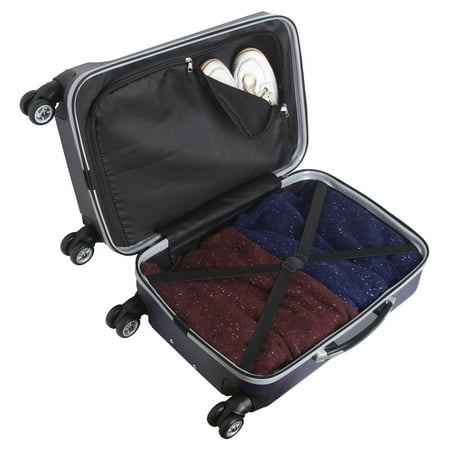 Buffalo Bills 20u0022 8-Wheel Hardcase Spinner Carry-On - Navy