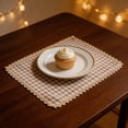 Beforeyayn Plaid Placemat And Set, Decorative Table Mat For Adults ...