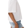thumbnail image 4 of Women's Gameday Couture White Buffalo Bulls Claim To Fame Boxy Cropped T-Shirt, 4 of 5