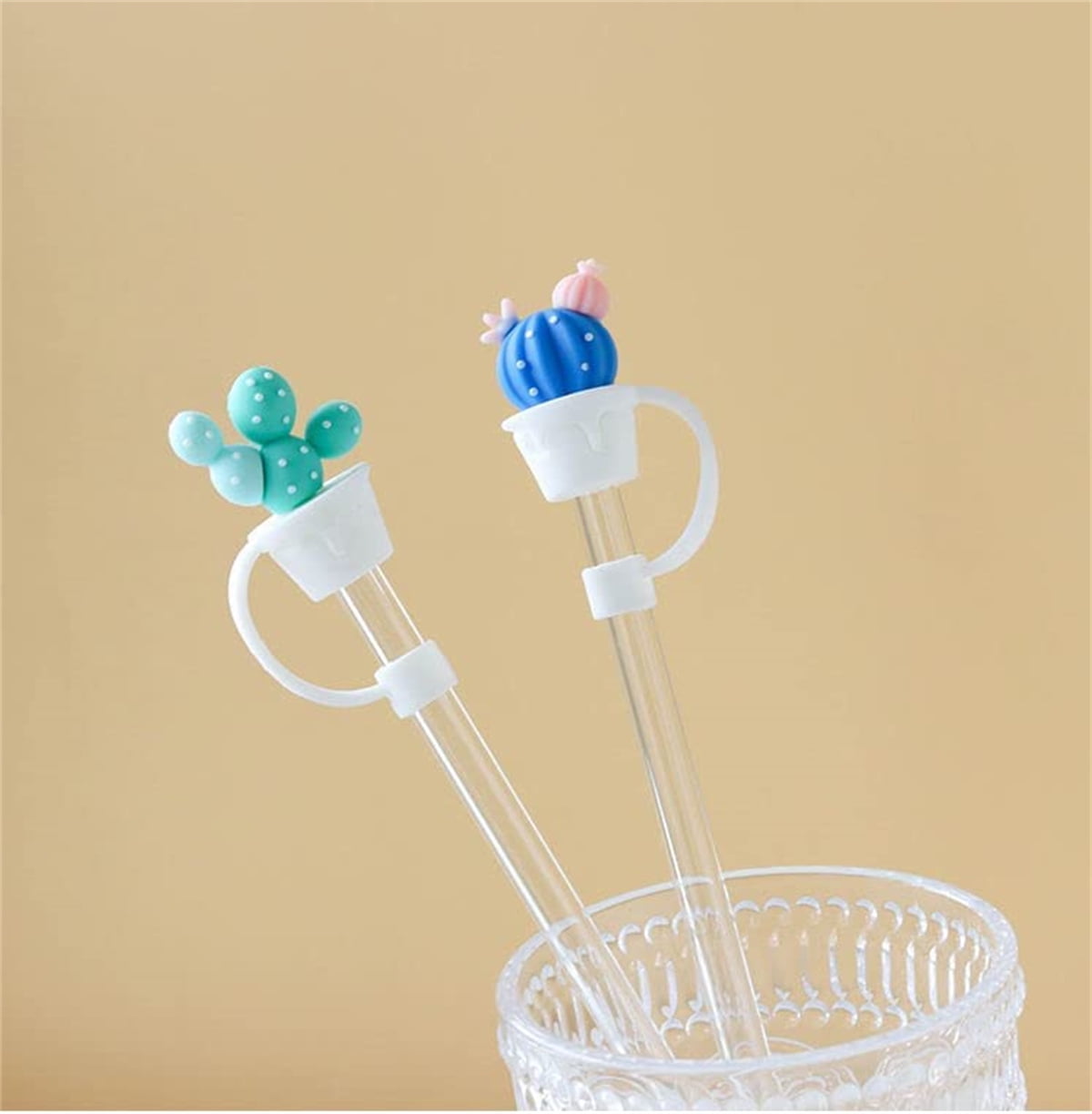 Splash Proof Accessories Party Silicone Straw Decoration Straw Tip Dust  Cover Straw Cap Straw Cover – the best products in the Joom Geek online  store