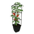 thumbnail image 2 of (2 pack) Harvest Bloom Garden Planter with Self-Watering System and Adjustable Trellis for Your Outdoor Balcony, Patio, or Backyard Garden by NuVue Products, 2 of 8