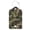 Woodland Camo, variant on Luggage Tags for Suitcases, Premium PU Leather Travel Tags with Stainless Steel Loop, Suitcase Identifiers for Cruise Ships Bags Backpacks,Butterfly Inspirational Quote Pattern