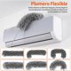 thumbnail image 3 of Plumero Extensible para Limpieza 5 en 1, Palo Telescópico, Plumeros de Microfibra Lavables y Flexibles para Techos, Ventiladores, Grietas, Cortinas y Ventanas, 3 of 4