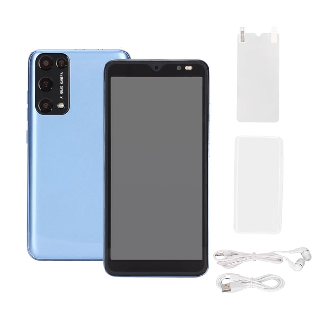 Rino8 Pro Smartphone con pantalla HD de 5,45 pulgadas 512 MB + 4 GB para Android 4.4.2 Tarjetas duales Teléfono celular ultradelgado de doble modo de espera (azul)
