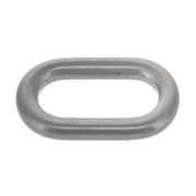 B9601 Nickel Matte, Single Loop, Solid Brass-LL
