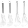 thumbnail image 2 of Oleegame 1 Pce Pince à Servir Compacte Petite Spatule de Cuisson en Acier Inoxydable Spatule à Steak Assiette Spatule à Œufs Rabot Pelle Dentelée Outil à Crêpes Argent, 2 of 7