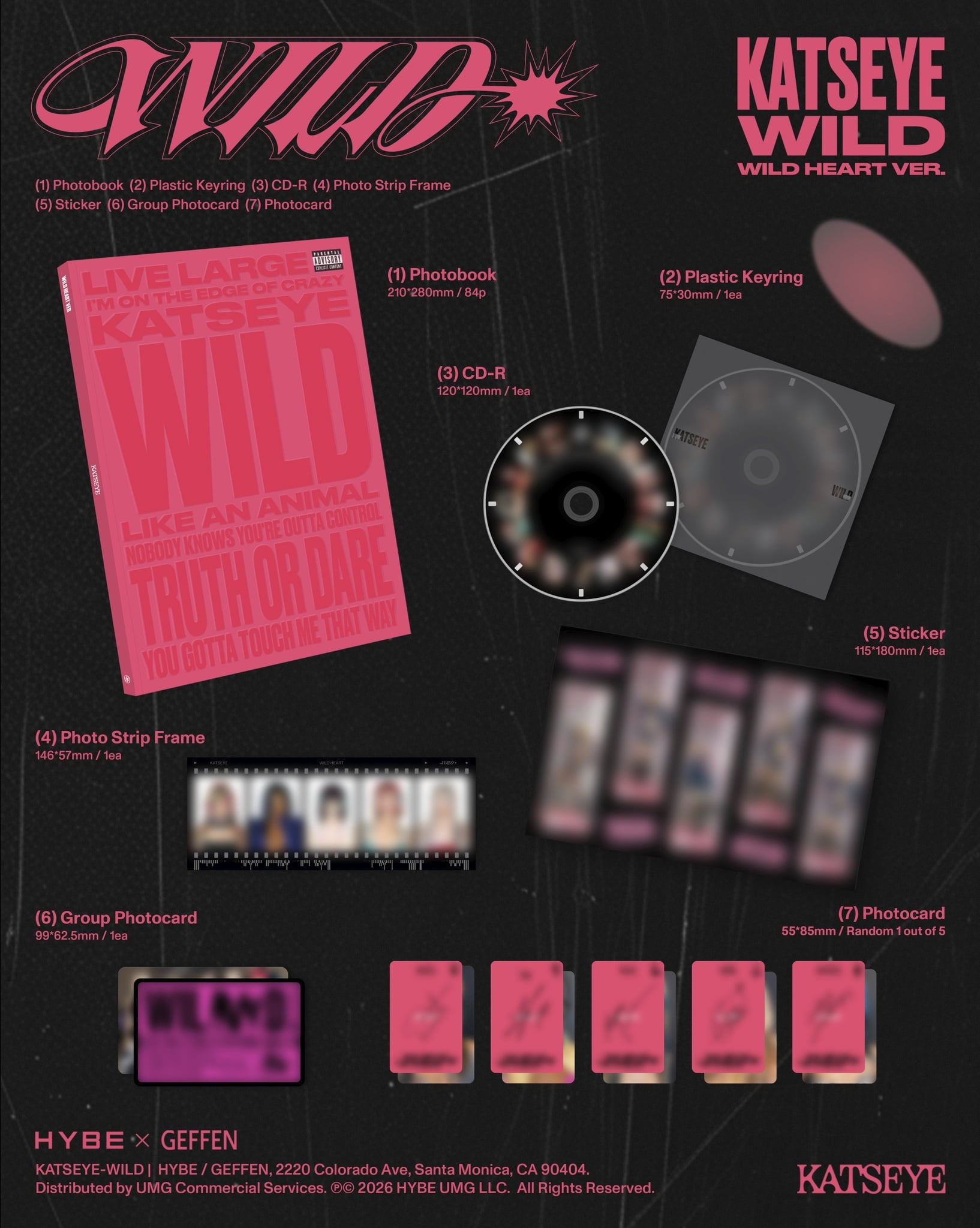 Katseye - Wild [Wild Heart Ver.] - Music & Performance - CD