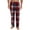 Rio Red, variant on Perry Ellis Portfolio Mens Fleece Plaid Sleep Pant