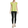 thumbnail image 4 of Time and Tru Women's High Rise Jeggings, 29" Inseam, Sizes XS-3XL, 4 of 5