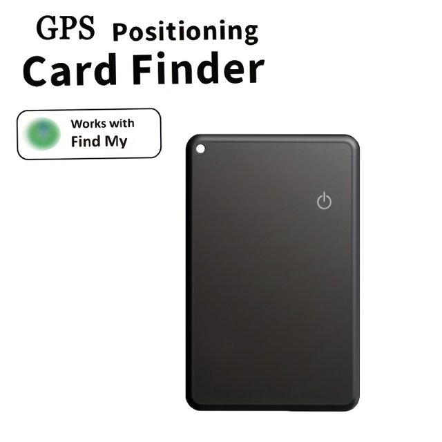 LEEYNEER Wallet Tracking Card Wallet Lookup Card Global GPS Locator Anti Loss Tracking Wireless Charging Compatible with Ios Find My for And for ipad (Not Compatible with Android)