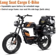 thumbnail image 5 of Riding'times GT33 Ebike for Adults,34MPH,50-80 Miles,1500W Motor,48V 27AH Removable Battery,20" Fat Tires,Dual Hydraulic Brakes,Full Suspension, 5 of 9
