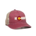 thumbnail image 1 of Womens Colorado Flag Ponytail Mesh Back Cap, 1 of 1