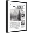 thumbnail image 4 of Kate and Laurel Framed Canvas Wall Art Print Colorado Article by Megan Ryan, 18 x 24 Sylvie Black Frame, Modern Contemporary, Typography Art for Wall Decor, 4 of 8