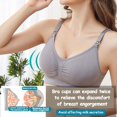 thumbnail image 3 of 1pc SoftCare Nursing Bra for Women,  Supportive Breastfeeding Maternity Underwear with Expandable Bra Cups, Breathable & Moisture-Wicking, Ideal Gift for Christmas, Thanksgiving, New Year, 3 of 19