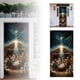 thumbnail image 1 of Cortina navideña para puertas Cubierta para puertas Cubierta decorativa para puertas Tapiz decorativo Cortina para puertas Tapiz para puertas Decoración para fiestas navideñas, 1 of 7