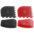 thumbnail image 1 of 4 raspadores y estropajos para limpiar sartenes de hierro fundido (rojo y negro), 1 of 5