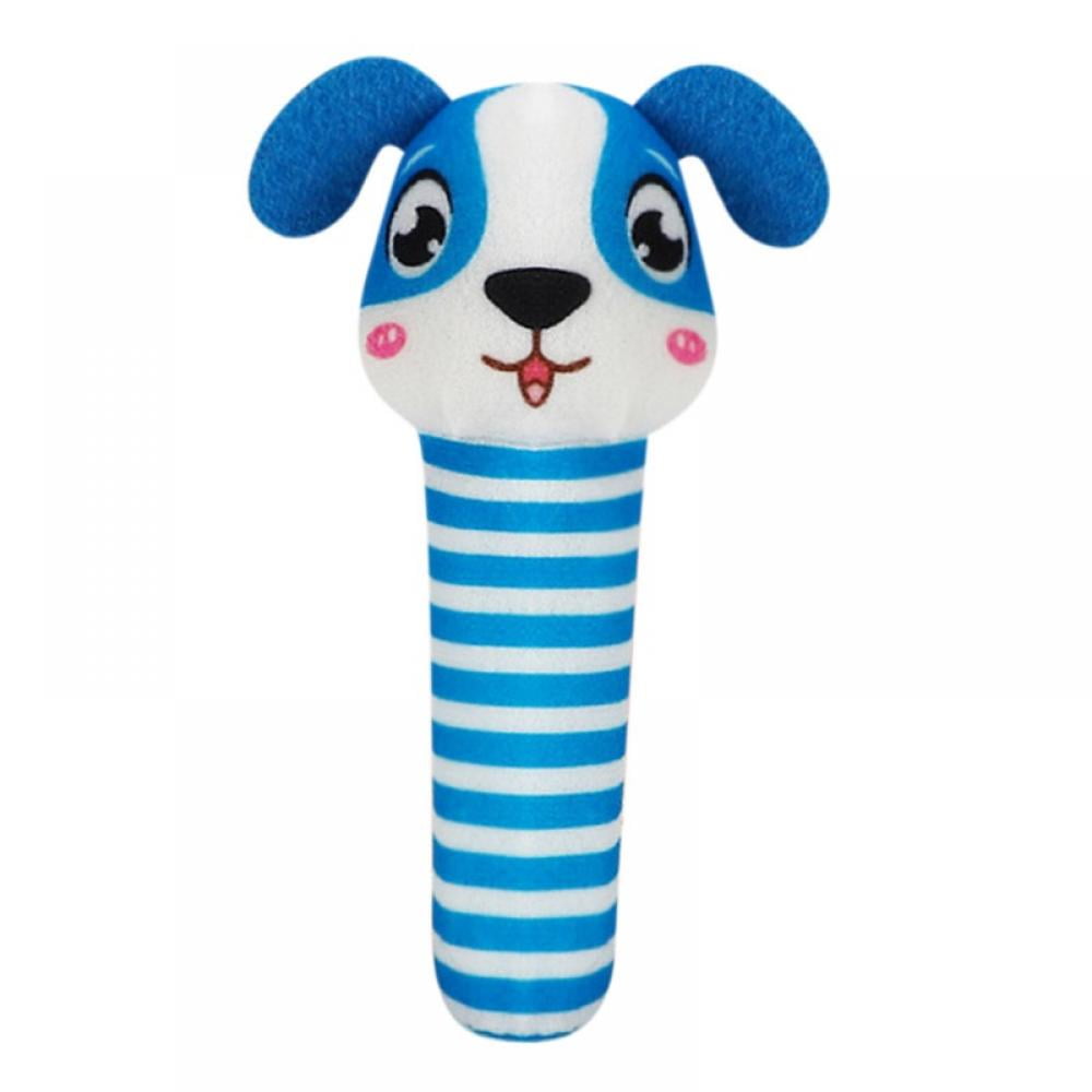 Squeaky Latex Dog Toys Standing Stick Animal Puppy Fetch Interactive